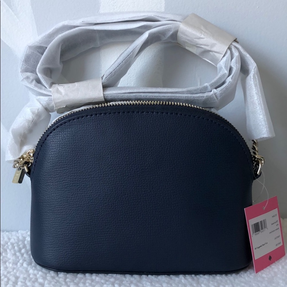 NWT Kate Spade Sylvia small dome crossbody blue bag - Picture 2 of 4